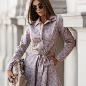 Sukienka Model Lana 356763595 Panterka Beige - LaBalancia